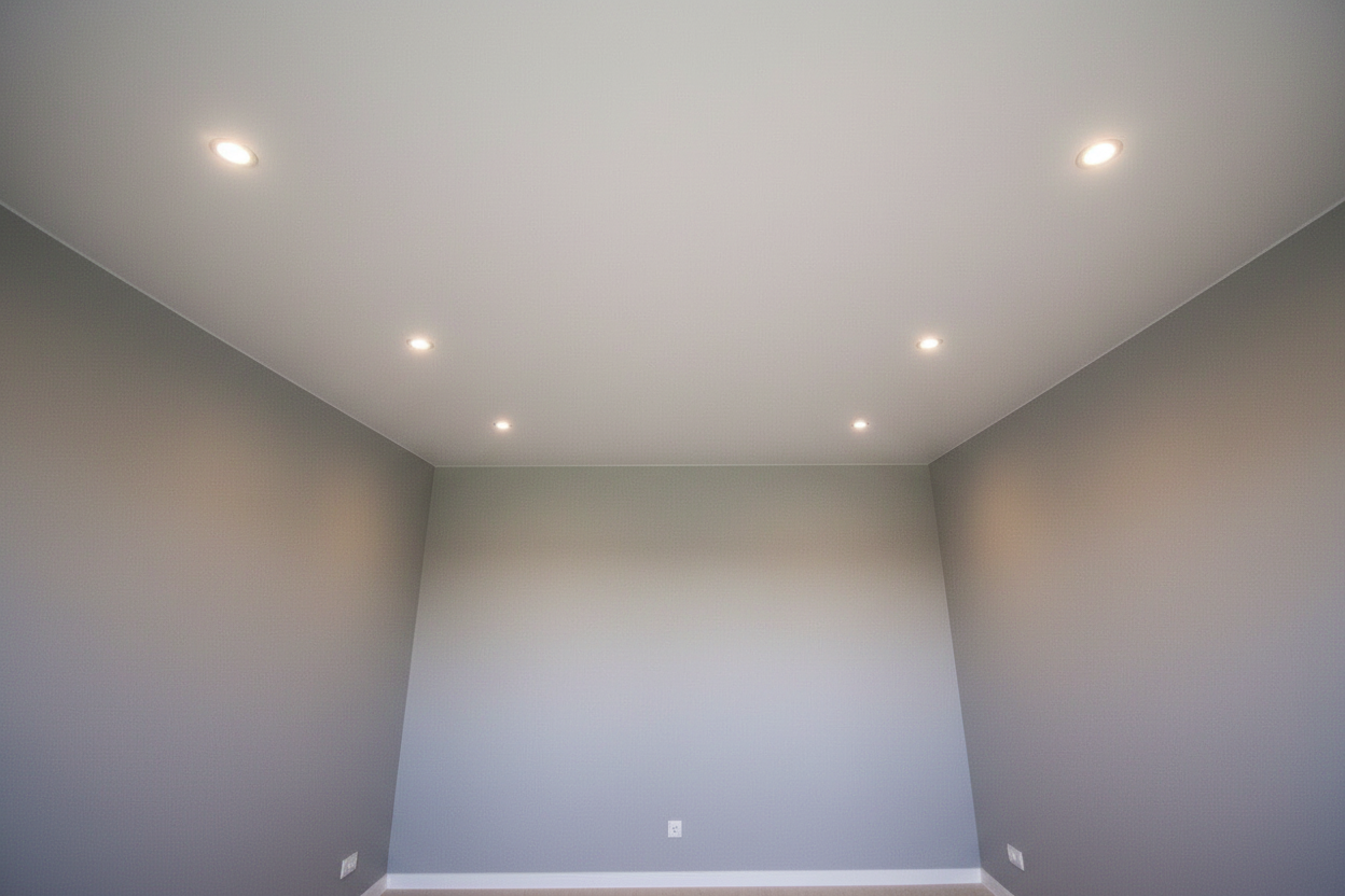 Спальня с градиентными стенами